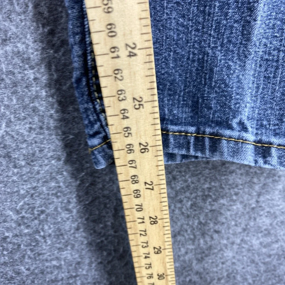 Levis Jeans Mens 34x30‎ Blue Athletic Mid Rise Denim Stretch Western Straight